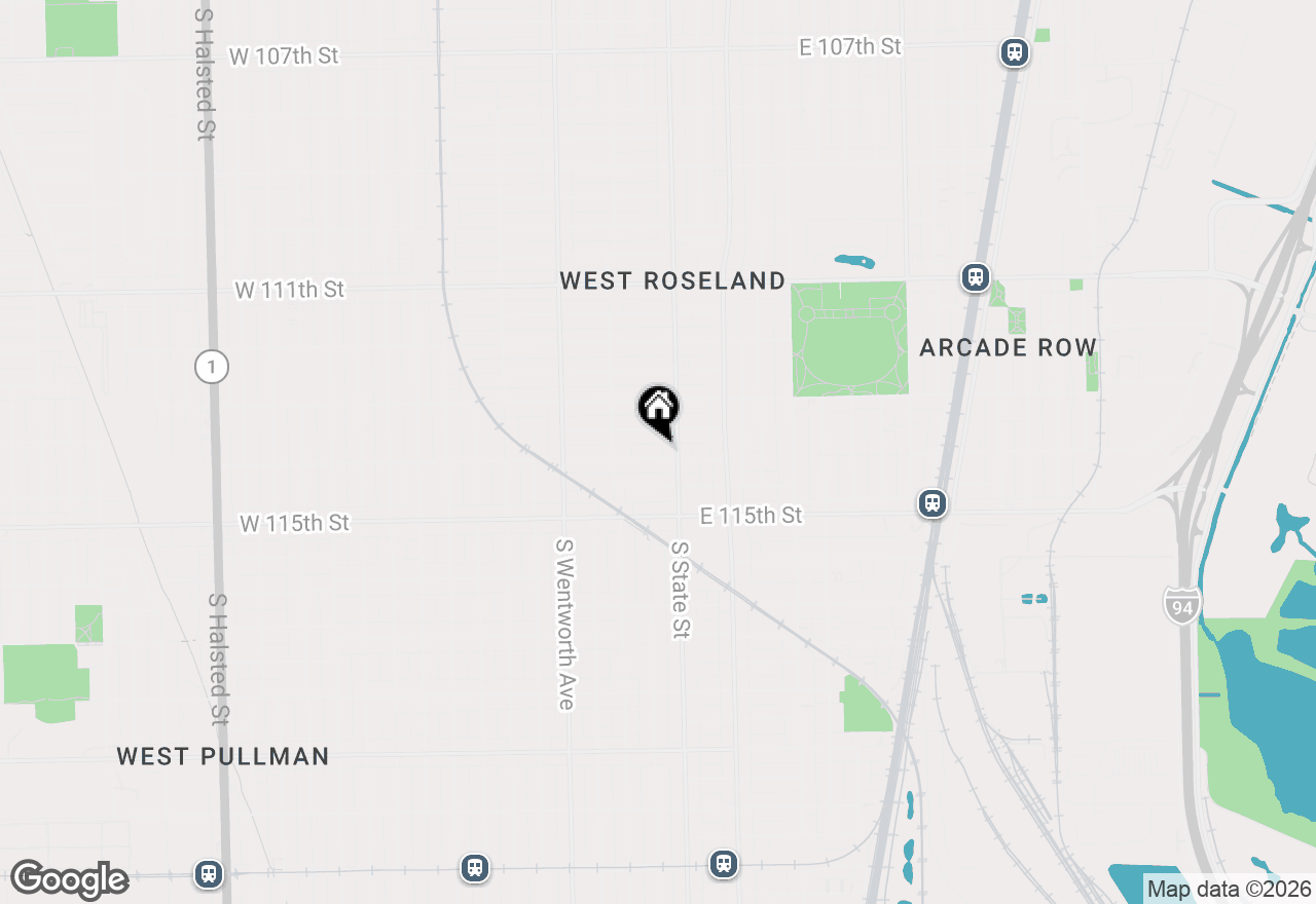 Map of 18 W 114th Street, Chicago, IL 60628