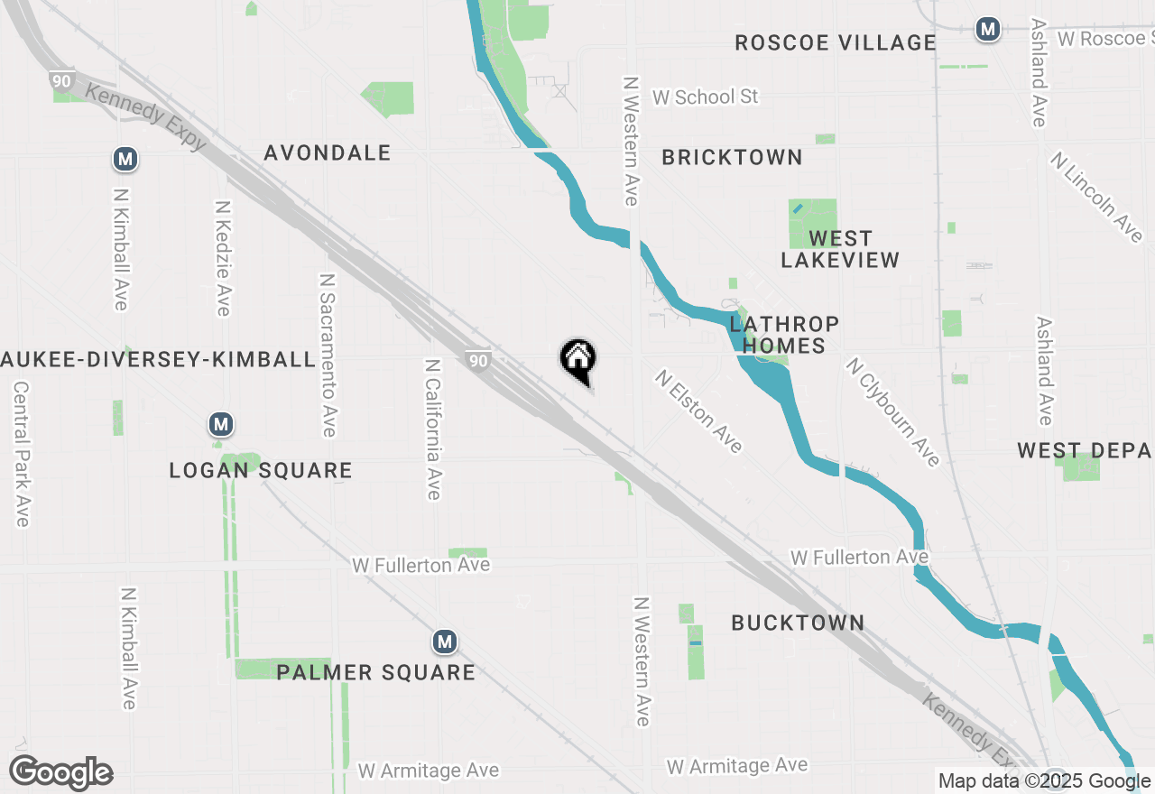 Map of 2700 N Campbell Avenue, Chicago, IL 60647