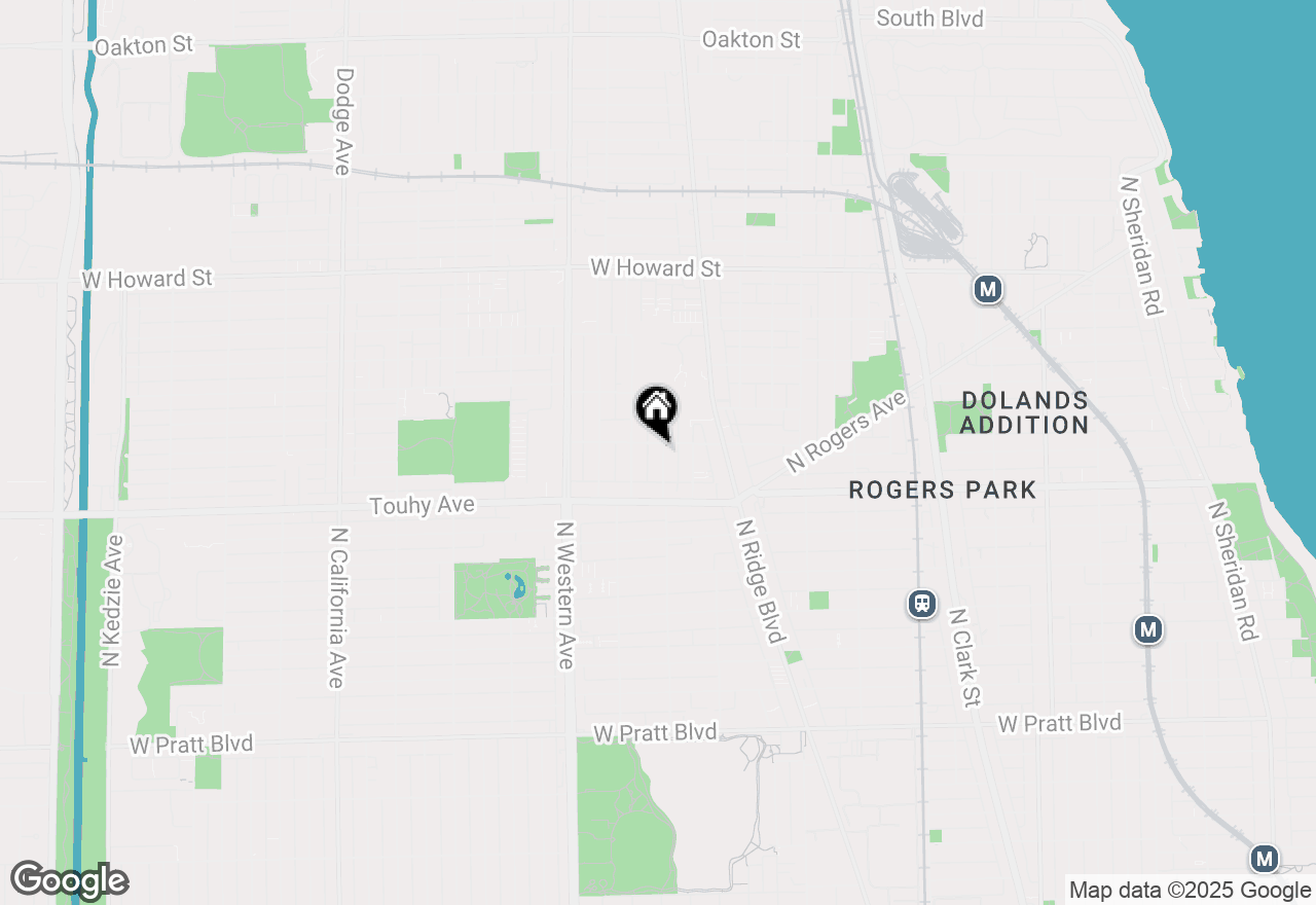 Map of 7252 N Bell Avenue, Chicago, IL 60645