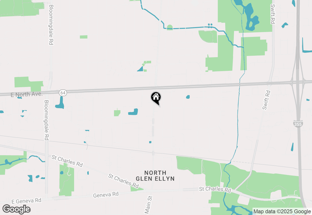 Map of 1N649 Main Street, Glen Ellyn, IL 60137