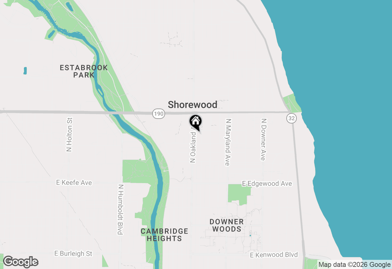 Map of 3838 N Oakland Ave #274, Shorewood, WI 53211