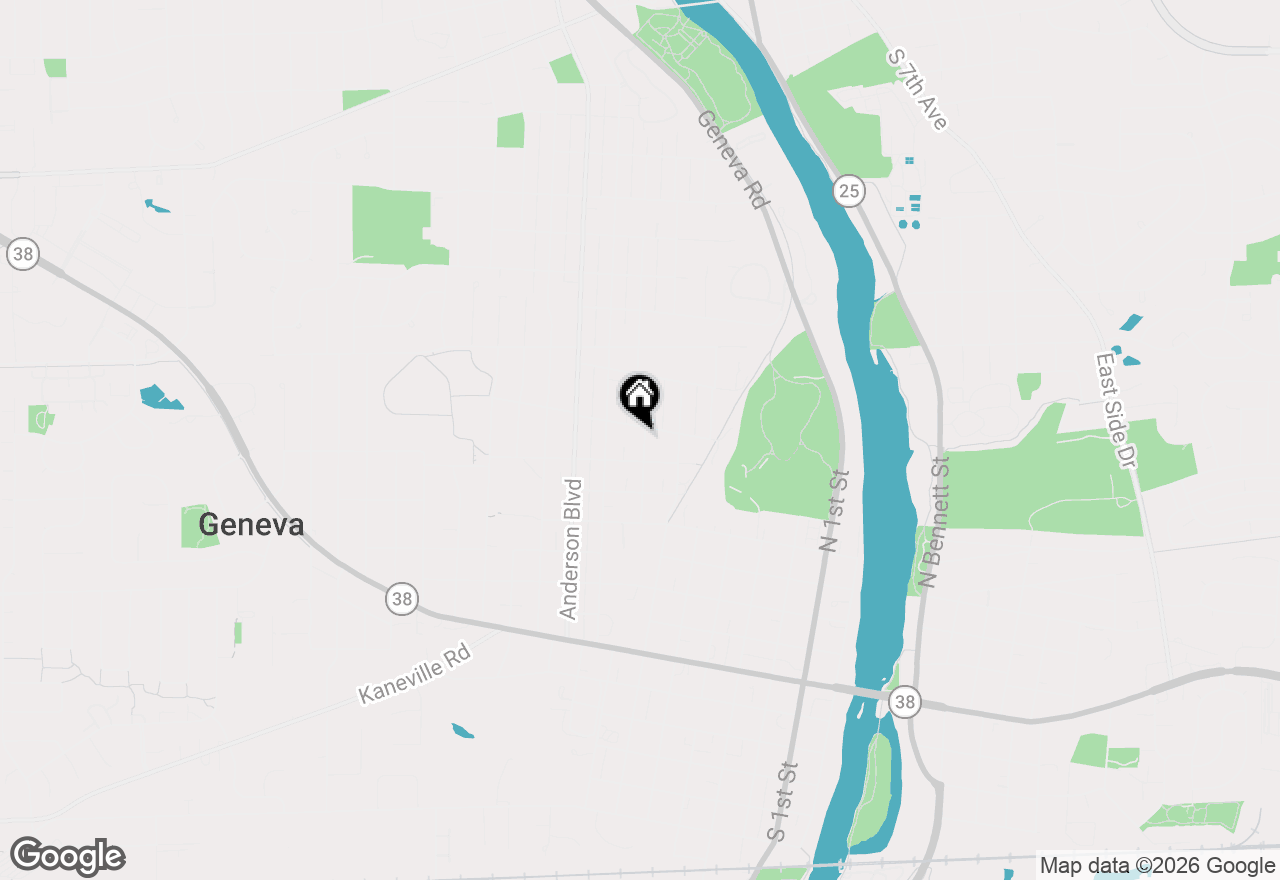 Map of 622 Illinois Street, Geneva, IL 60134