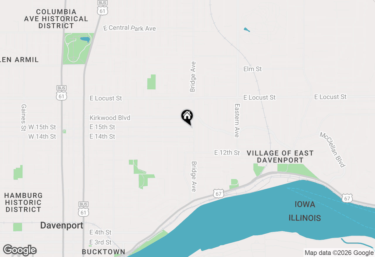 Map of 2304 Jersey Road #4, Davenport, IA 52803