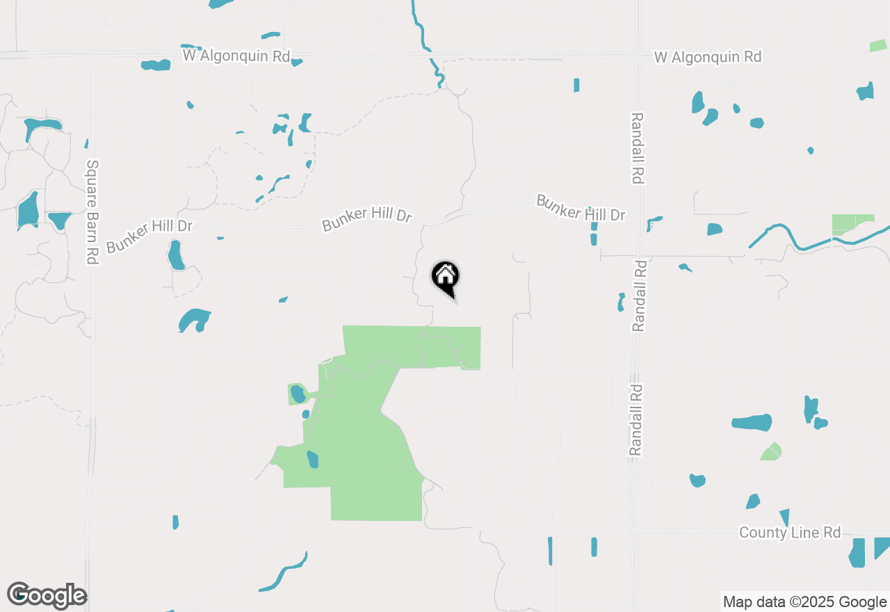 Map of 3022 Woods Creek Lane, Algonquin, IL 60102