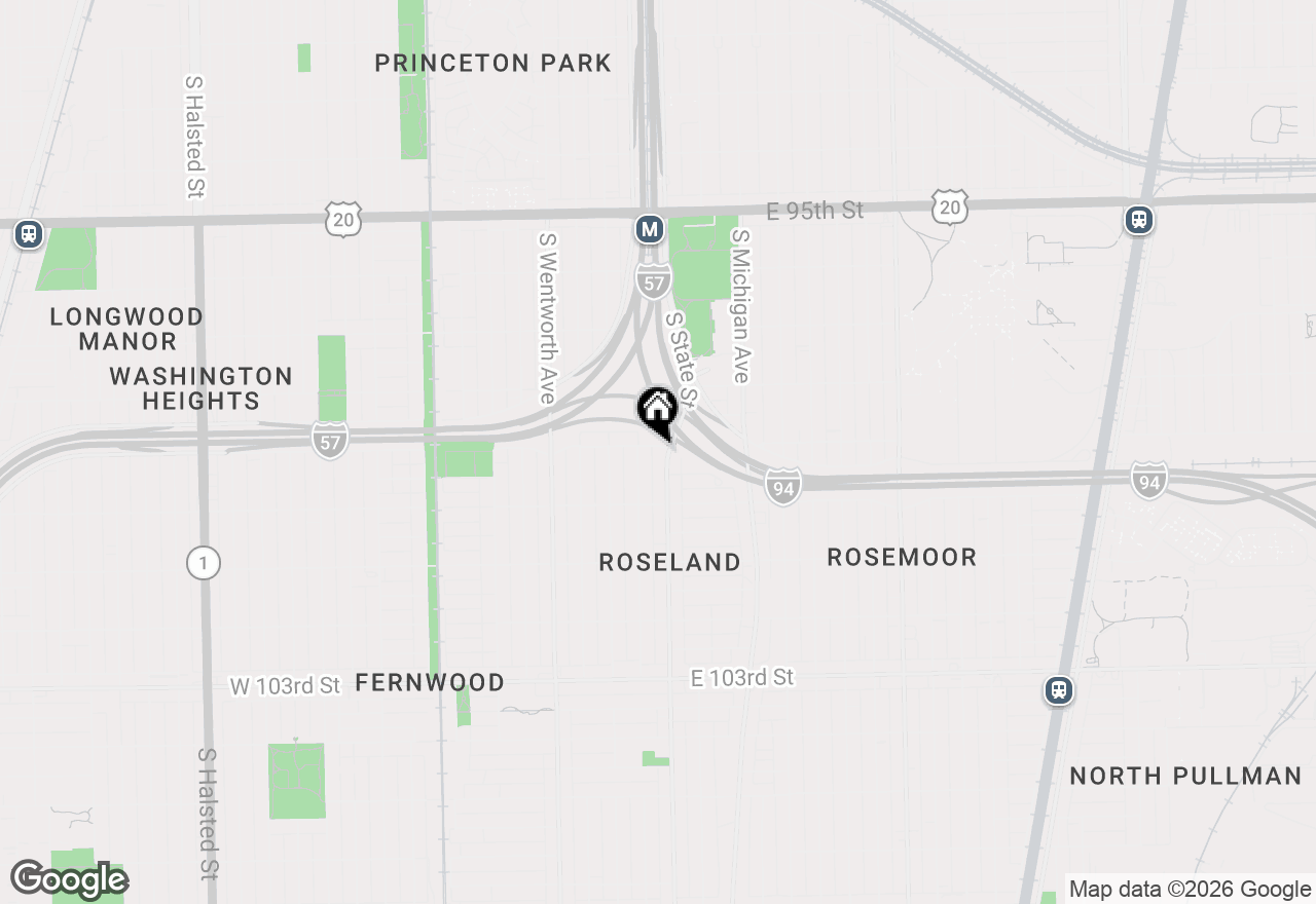 Map of 9904 S State Street #B, Chicago, IL 60628