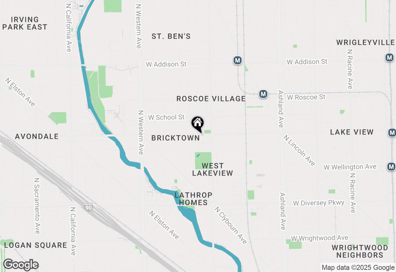 Map of 2049 W Belmont Avenue #4, Chicago, IL 60618