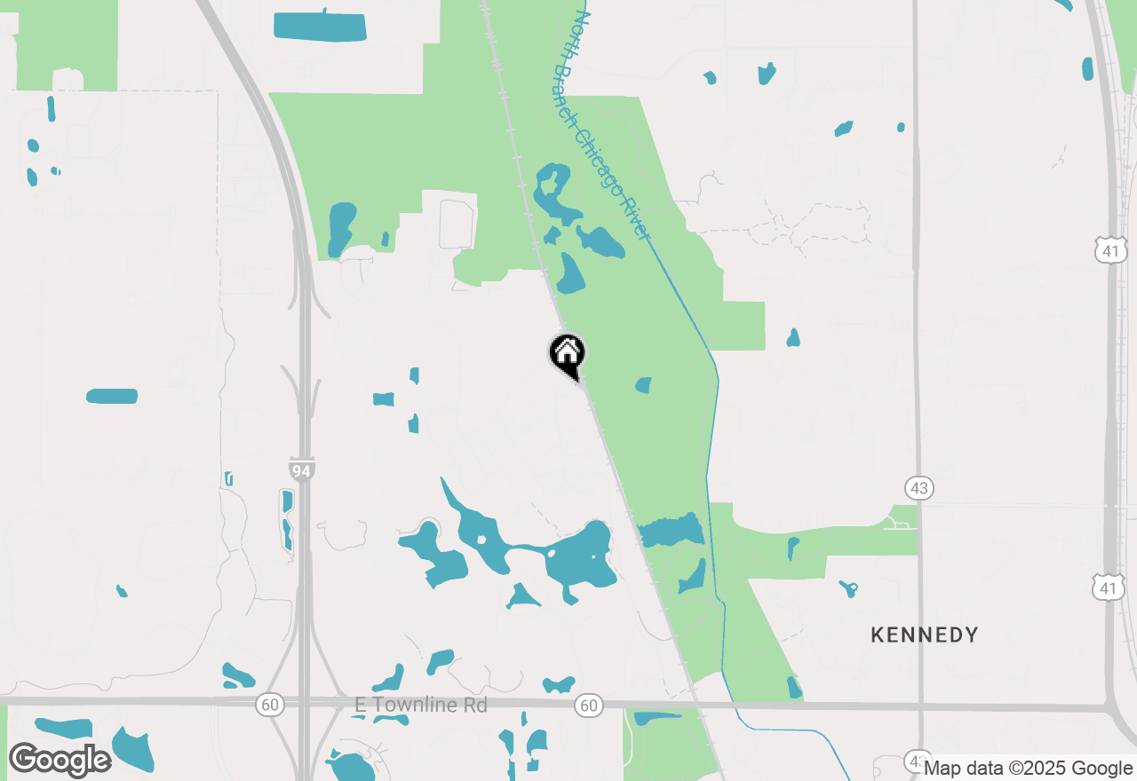 Map of 1710 Marquette Ct, Lake Forest, IL 60045