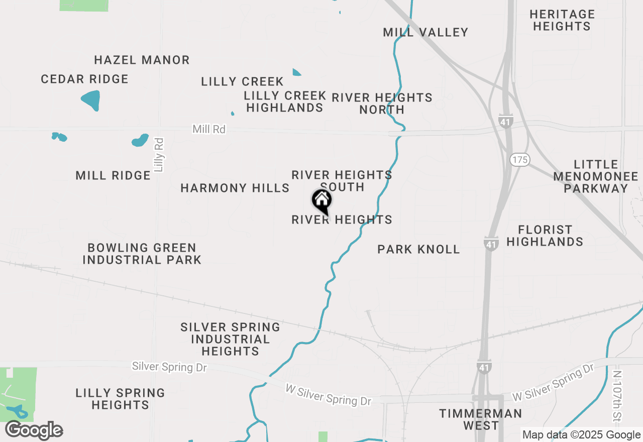 Map of N61W12851 Hemlock Ct, Menomonee Falls, WI 53051
