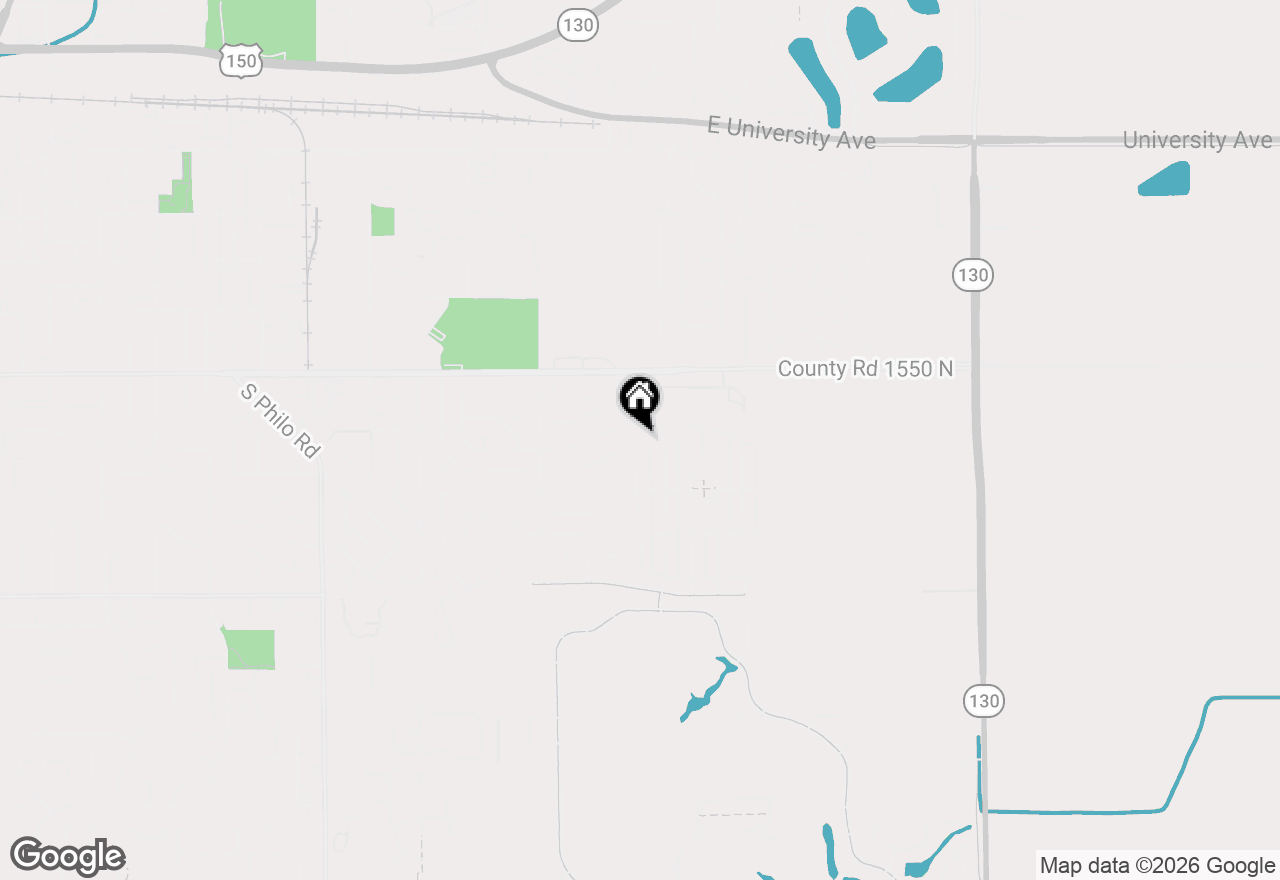 Map of 2310 E Country Squire Drive, Urbana, IL 61802