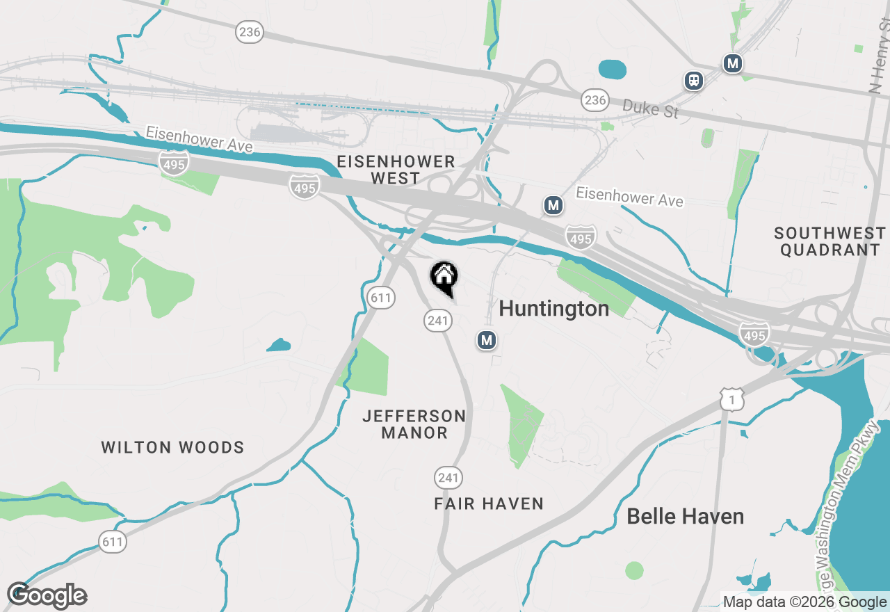 Map of 2630 Fort Farnsworth Road #148, Alexandria, VA 22303