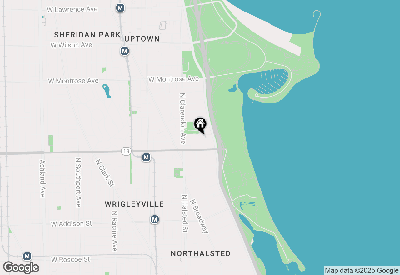 Map of 700 W Bittersweet Place #1004, Chicago, IL 60613