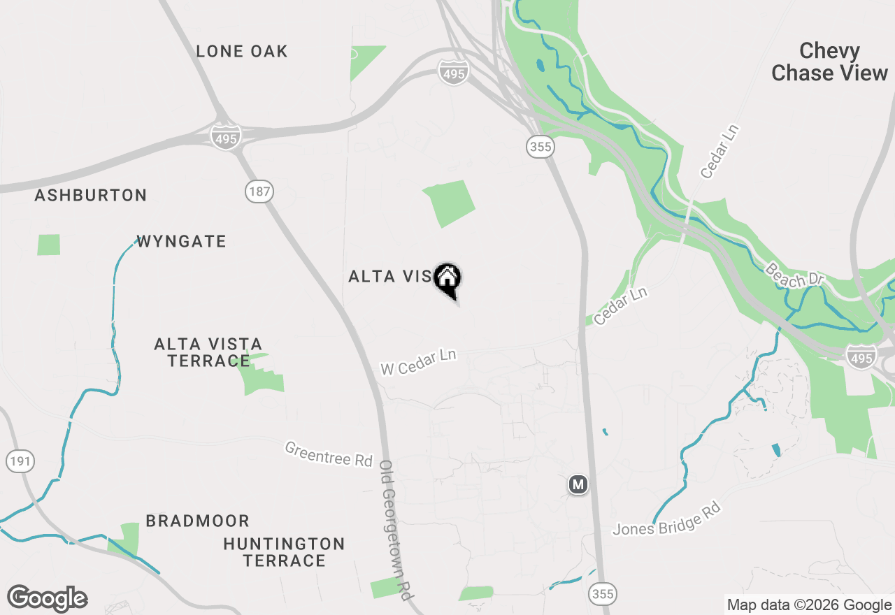 Map of 9305 Linden Avenue, Bethesda, MD 20814