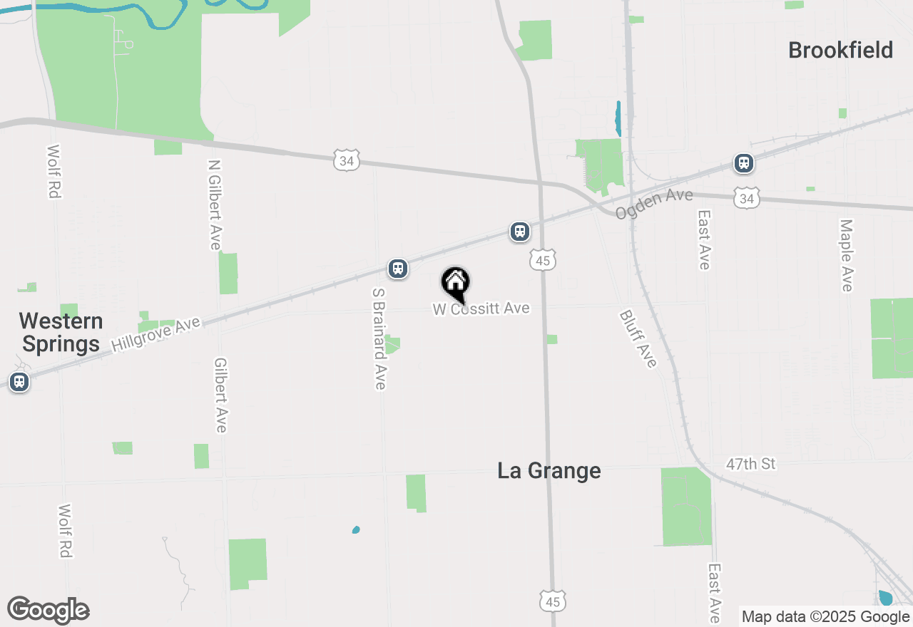 Map of 400 W Cossitt Avenue, La Grange, IL 60525