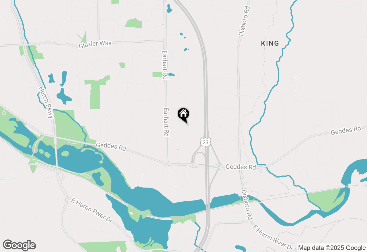 Map of 436 Pine Brae Street, Ann Arbor, MI 48105