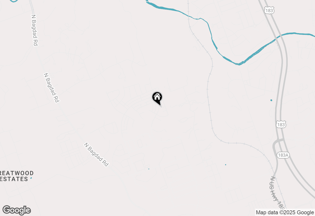 Map of 2709 Stone Branch Dr, Leander, TX 78641