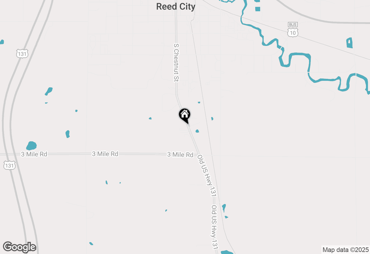 Map of 849 S Chestnut Street, Reed City, MI 49677