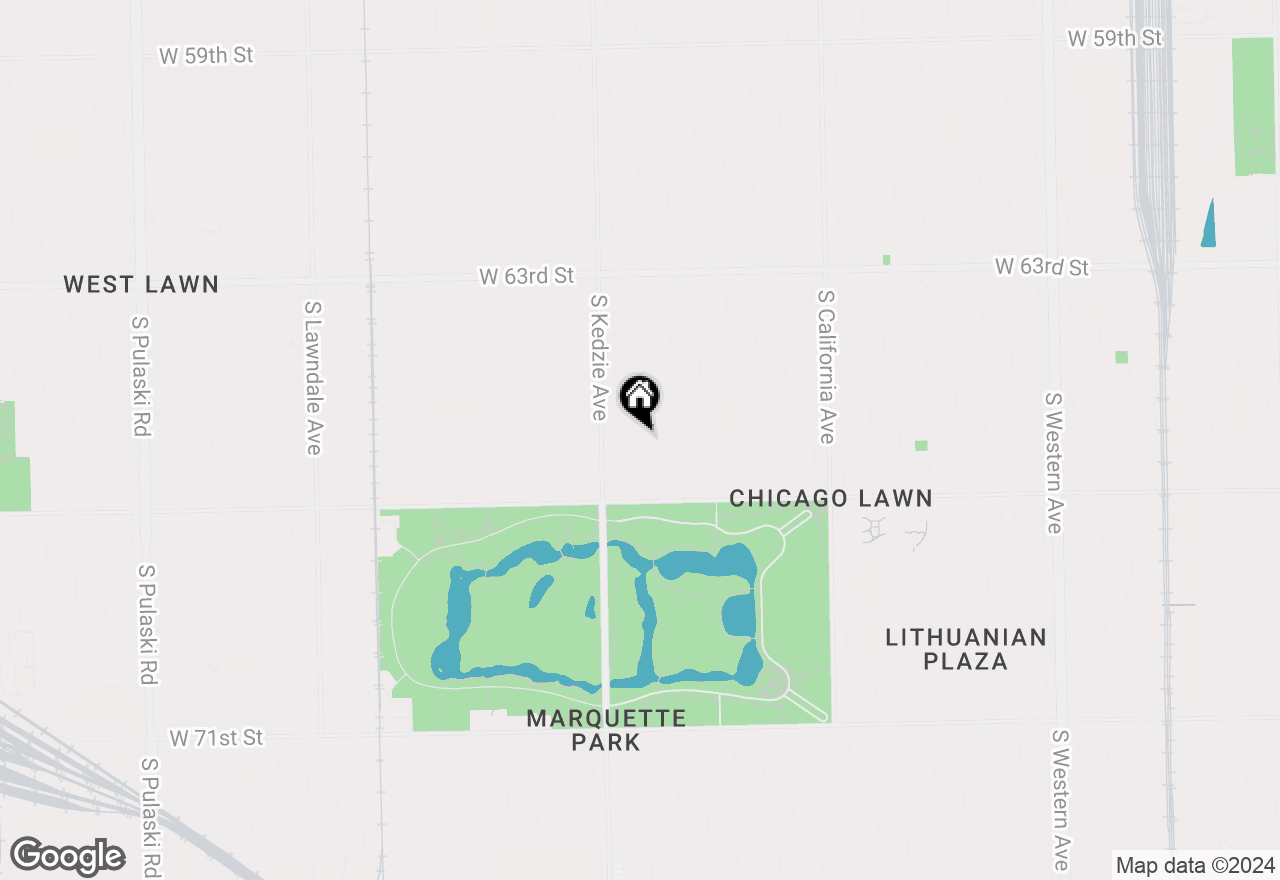 Map of 6557 S Troy Street, Chicago, IL 60629