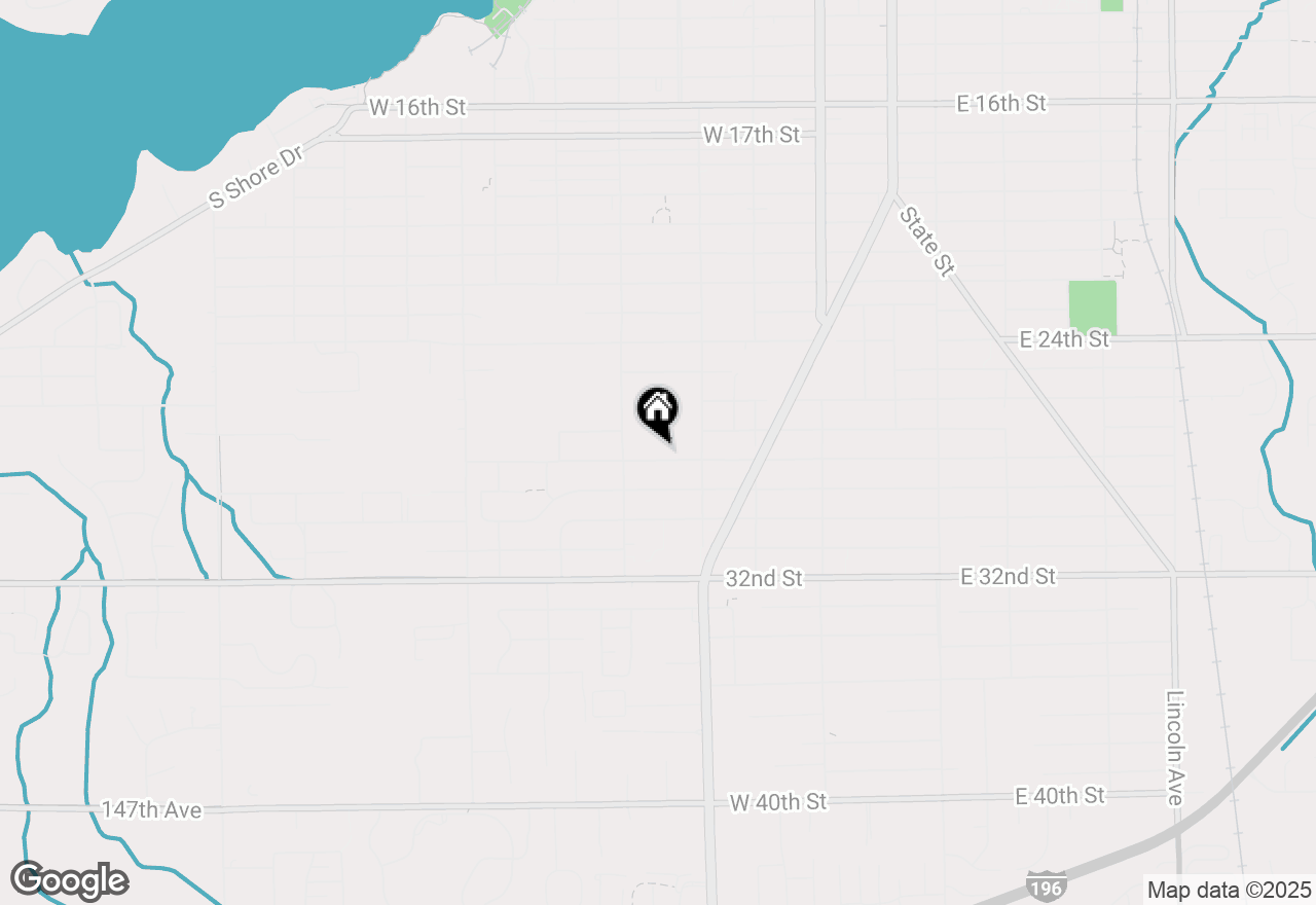 Map of 253 W 28th Street, Holland, MI 49423