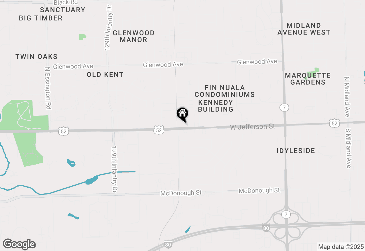 Map of 2365 W Jefferson Street, Joliet, IL 60435