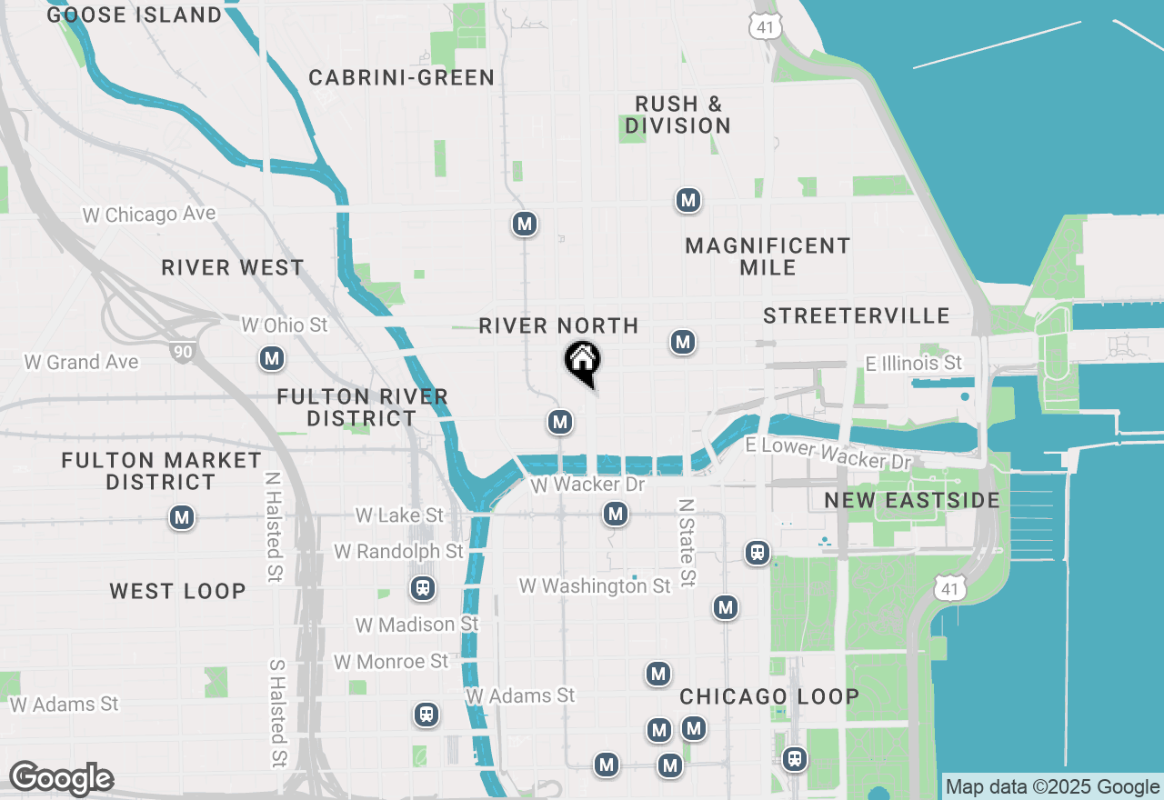 Map of 400 N Lasalle Drive #3706, Chicago, IL 60654