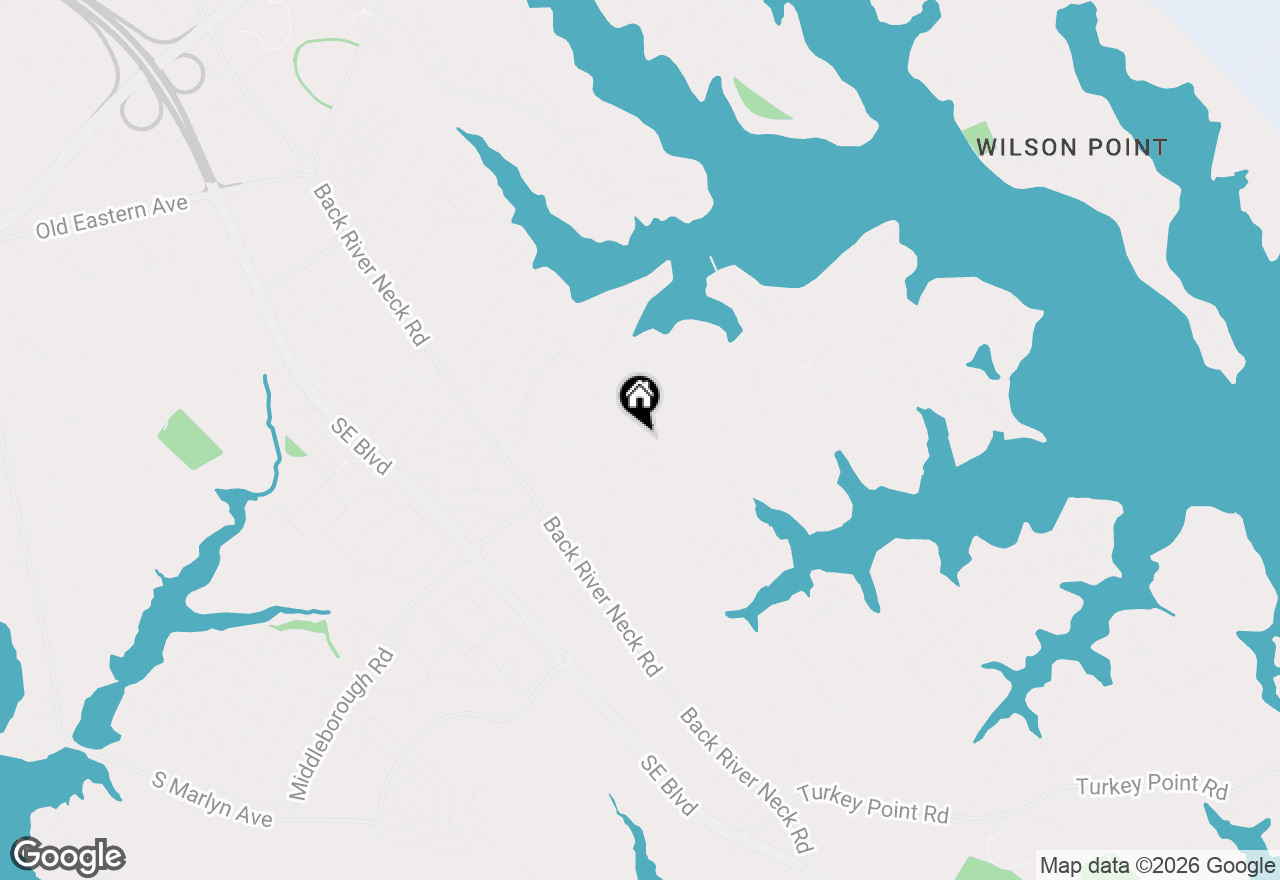 Map of 302 West Road, Baltimore, MD 21221