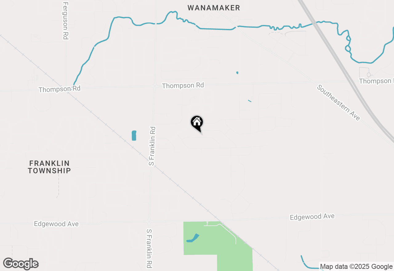 Map of 8738 Twain Lane, Indianapolis, IN 46239