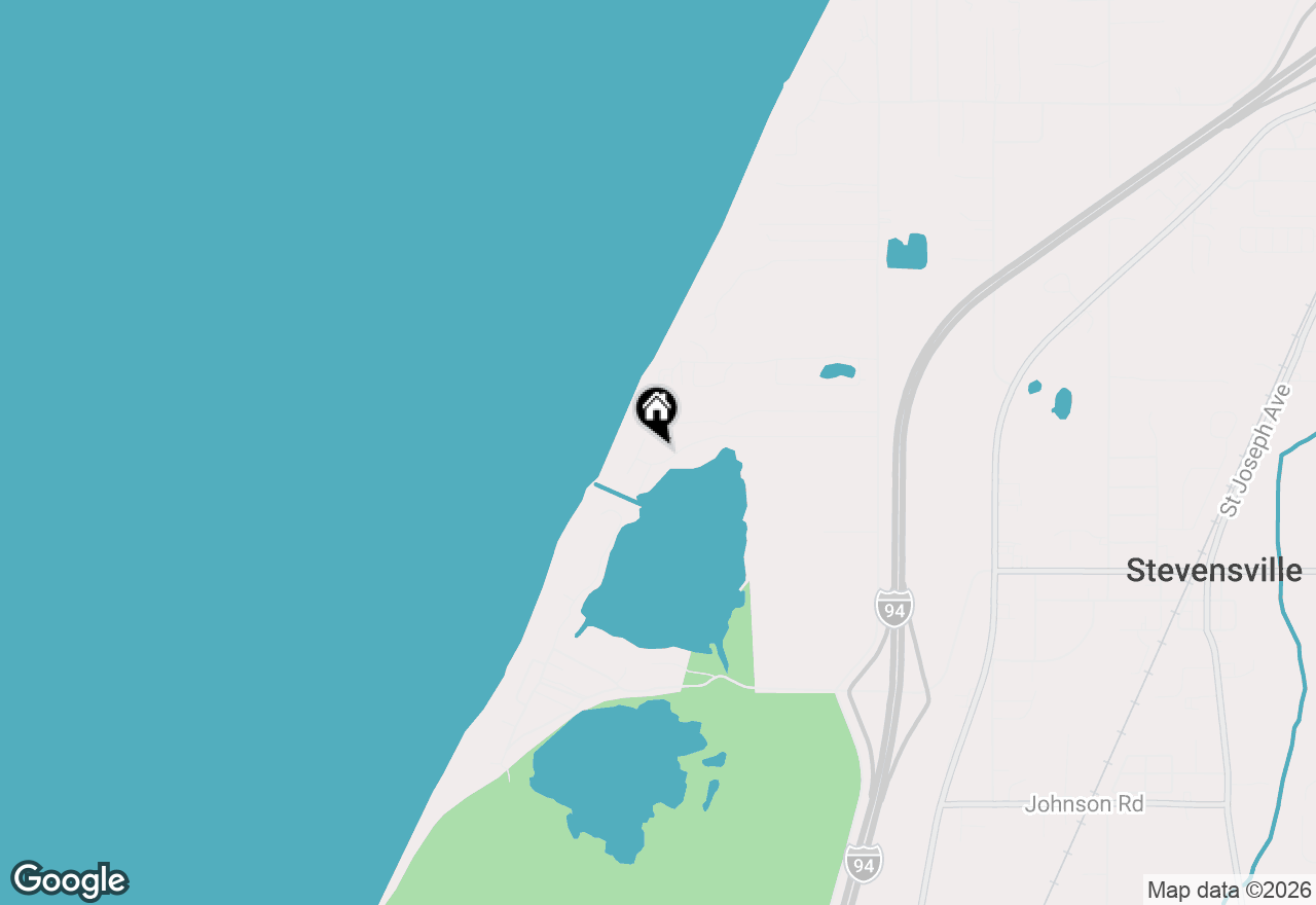 Map of 5501 Sunset Path, Stevensville, MI 49127