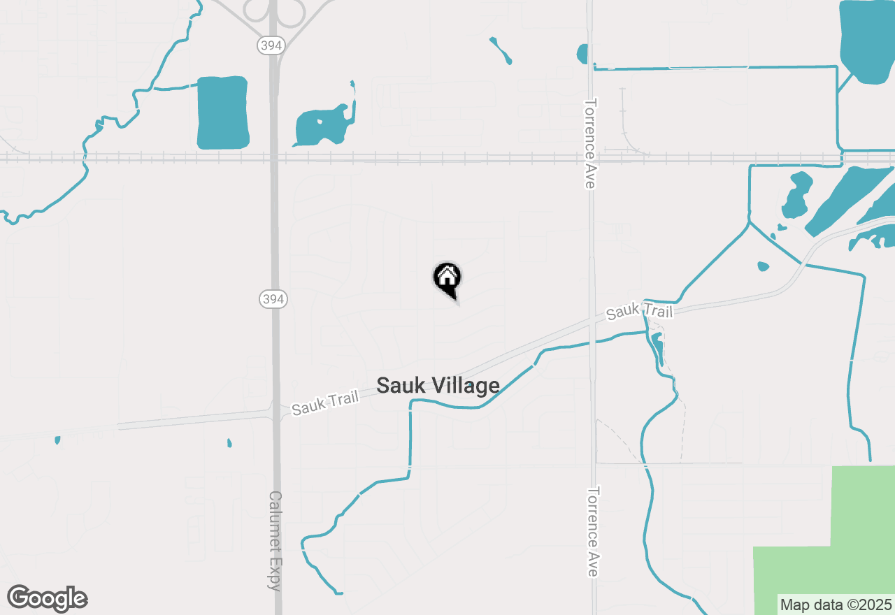 Map of 2045 218th Street, Sauk Village, IL 60411