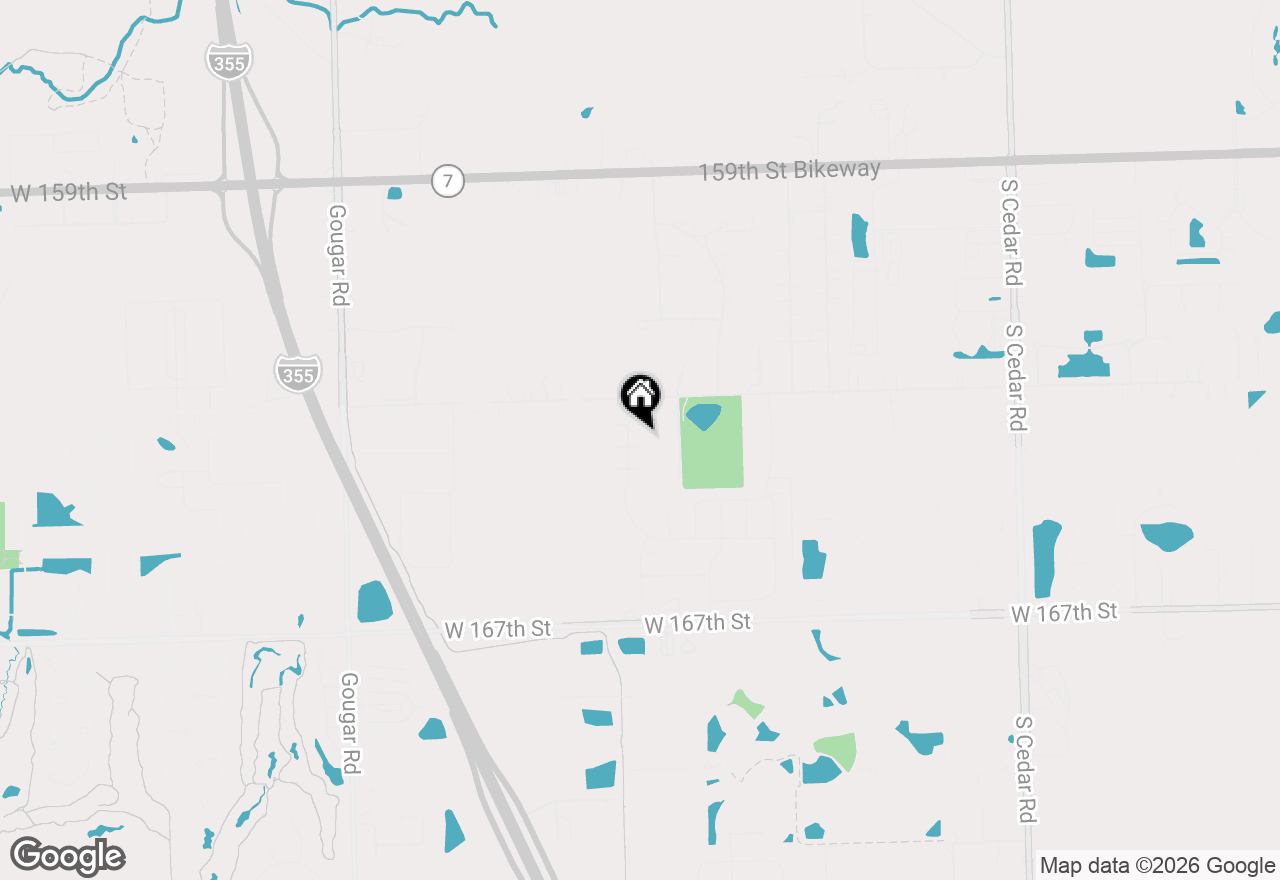 Map of 15502 W Springdale Drive, Lockport, IL 60441