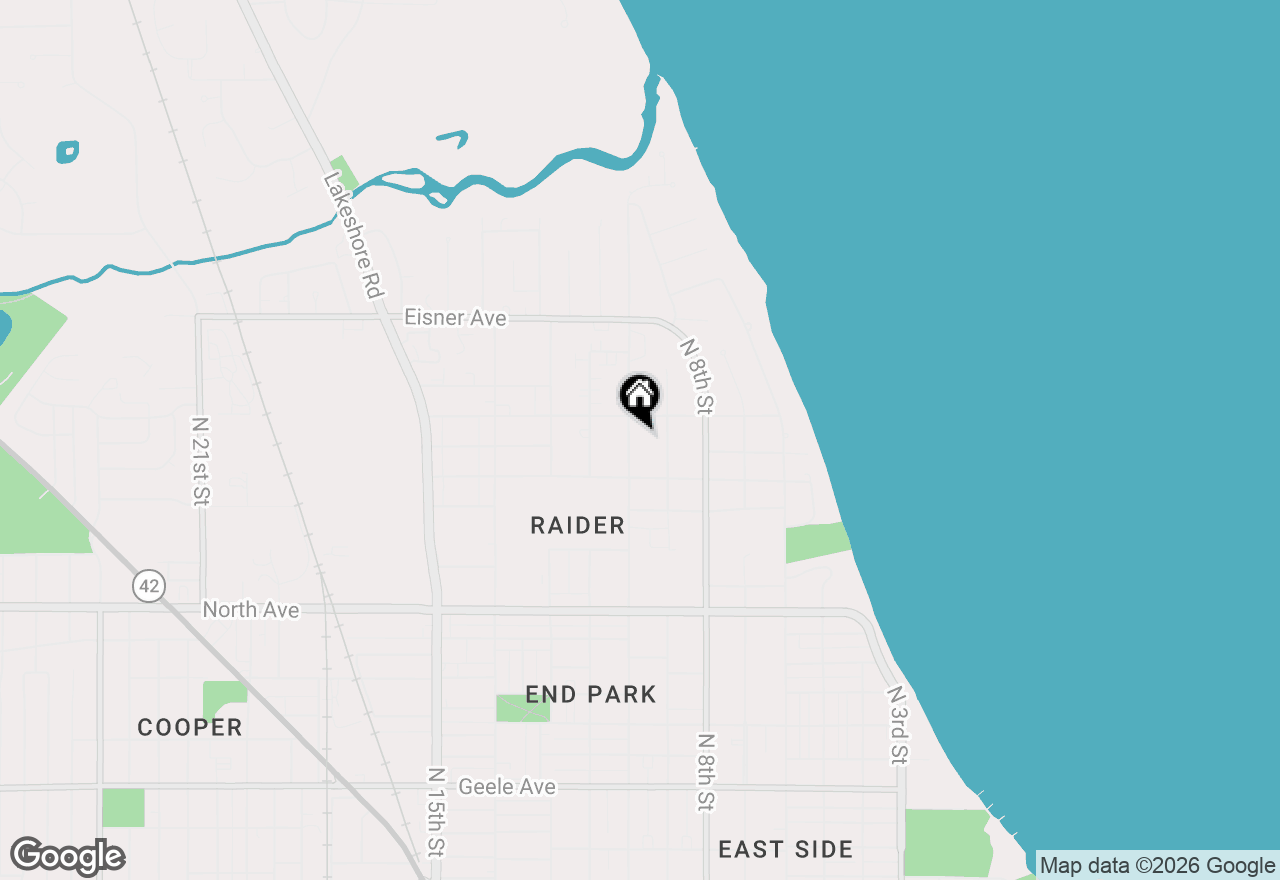 Map of 3205 N 10th St, Sheboygan, WI 53083