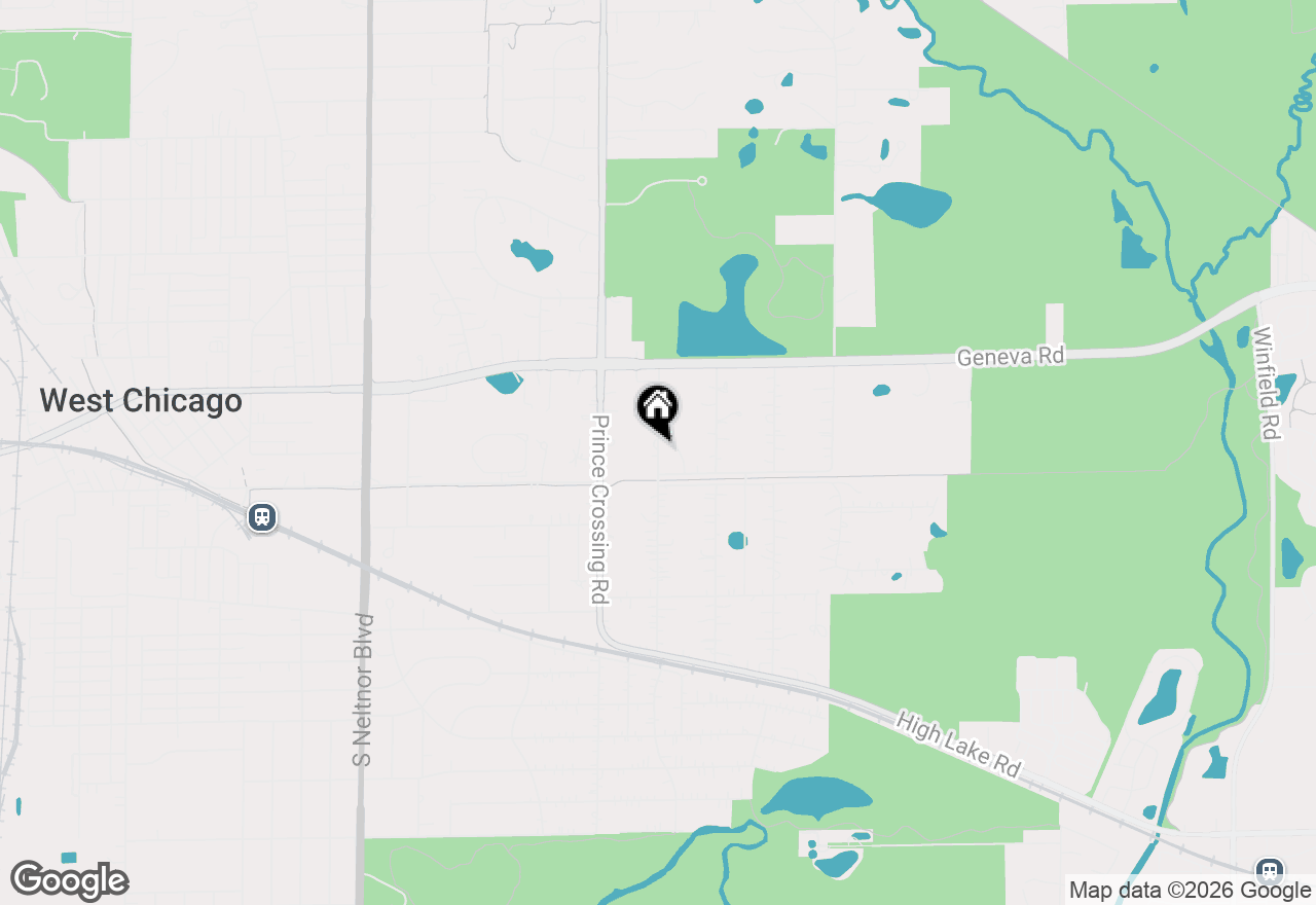 Map of 0N636 Sunset Avenue, West Chicago, IL 60185