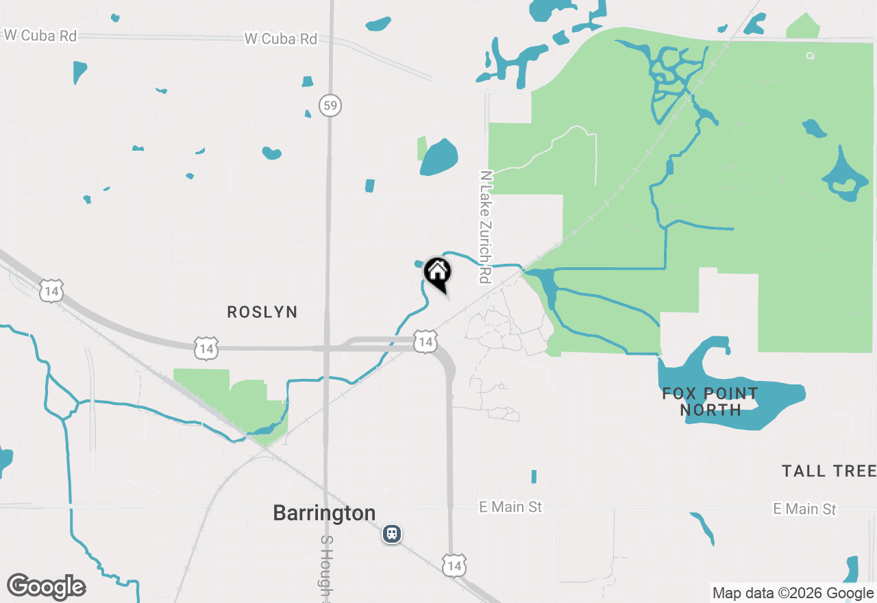 Map of 710 Walnut Road, Barrington, IL 60010