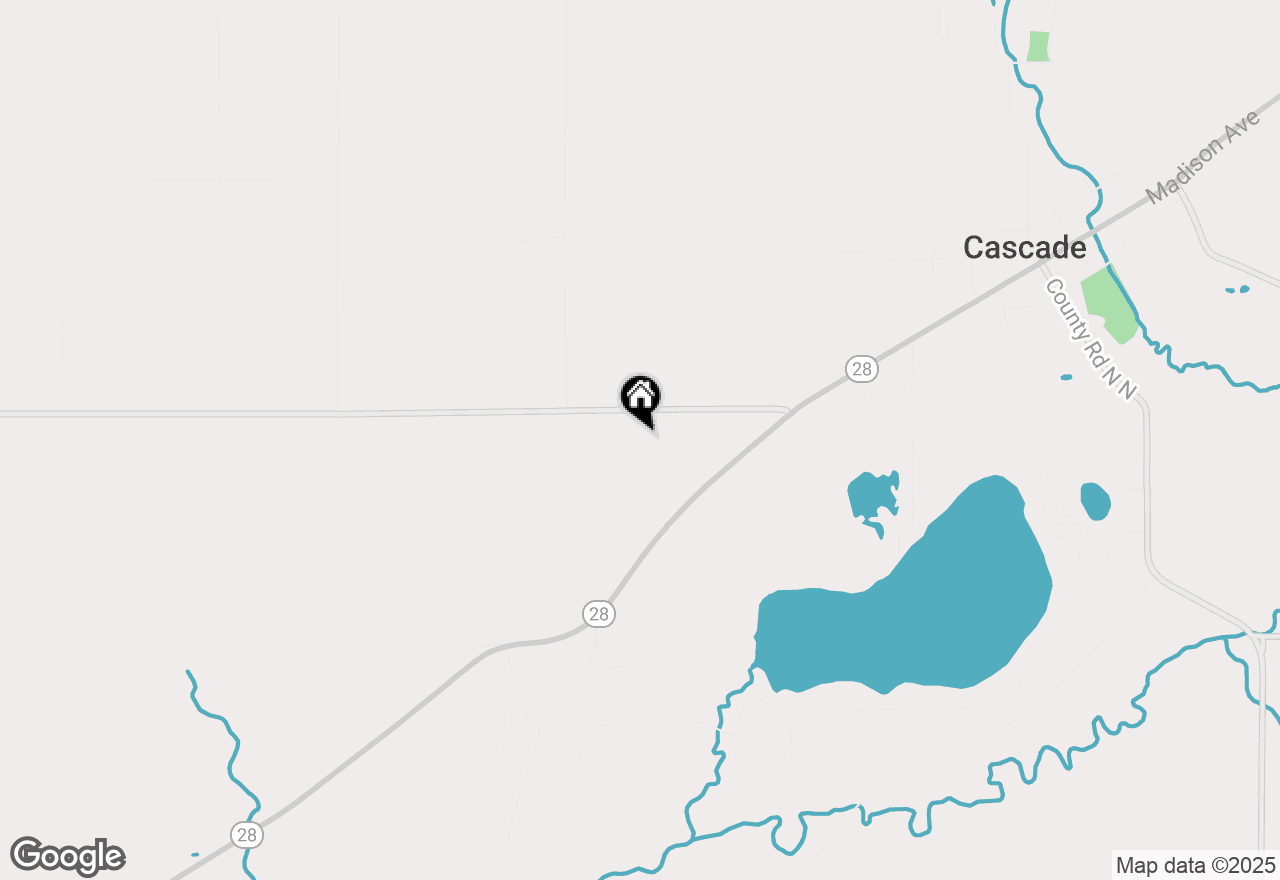 Map of W6635 County Road F, Cascade, WI 53011