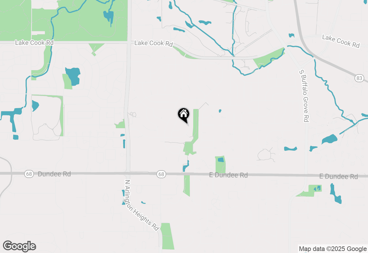 Map of 545 Estate Drive, Buffalo Grove, IL 60089