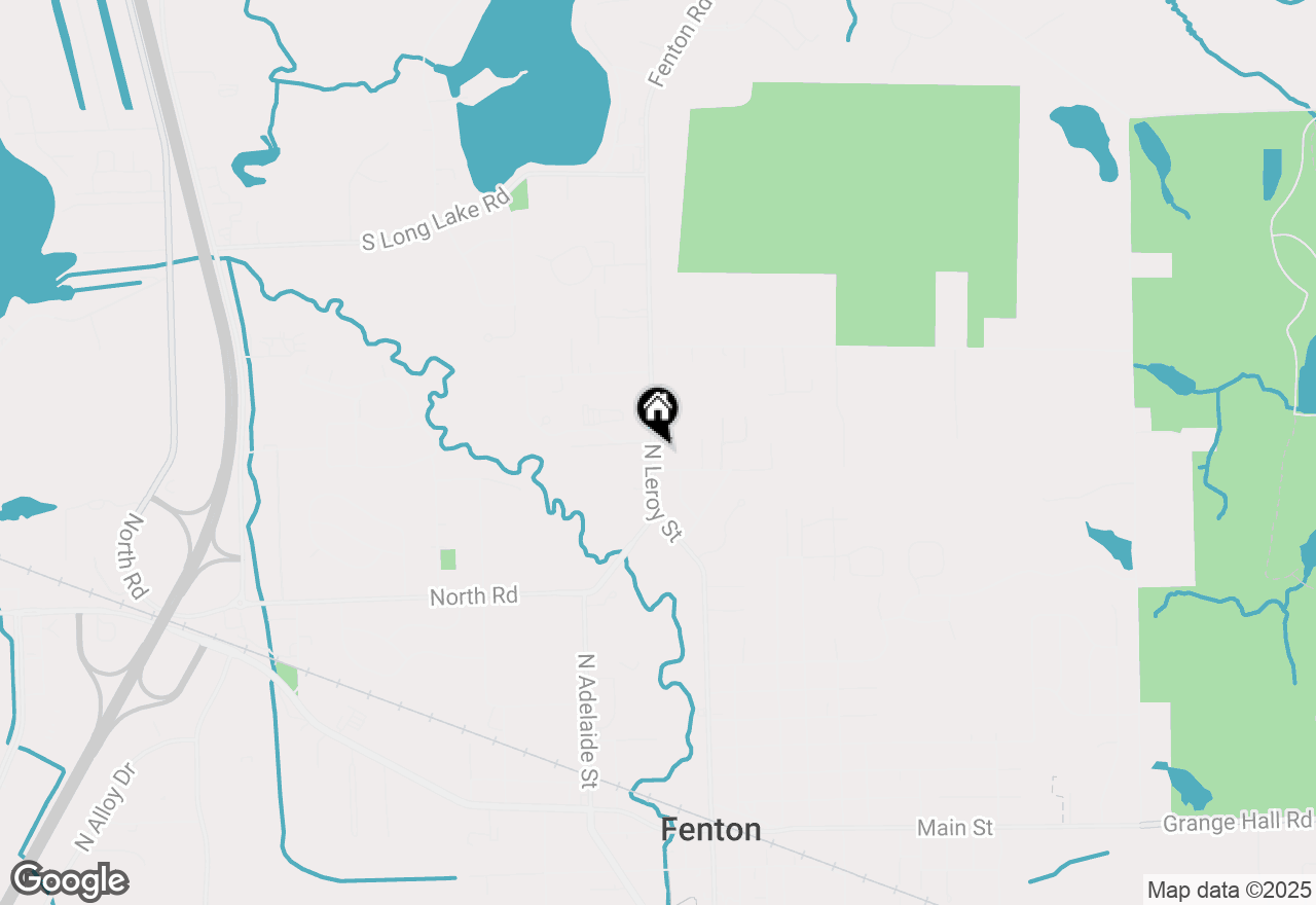 Map of 1110 N Leroy Street, Fenton, MI 48430