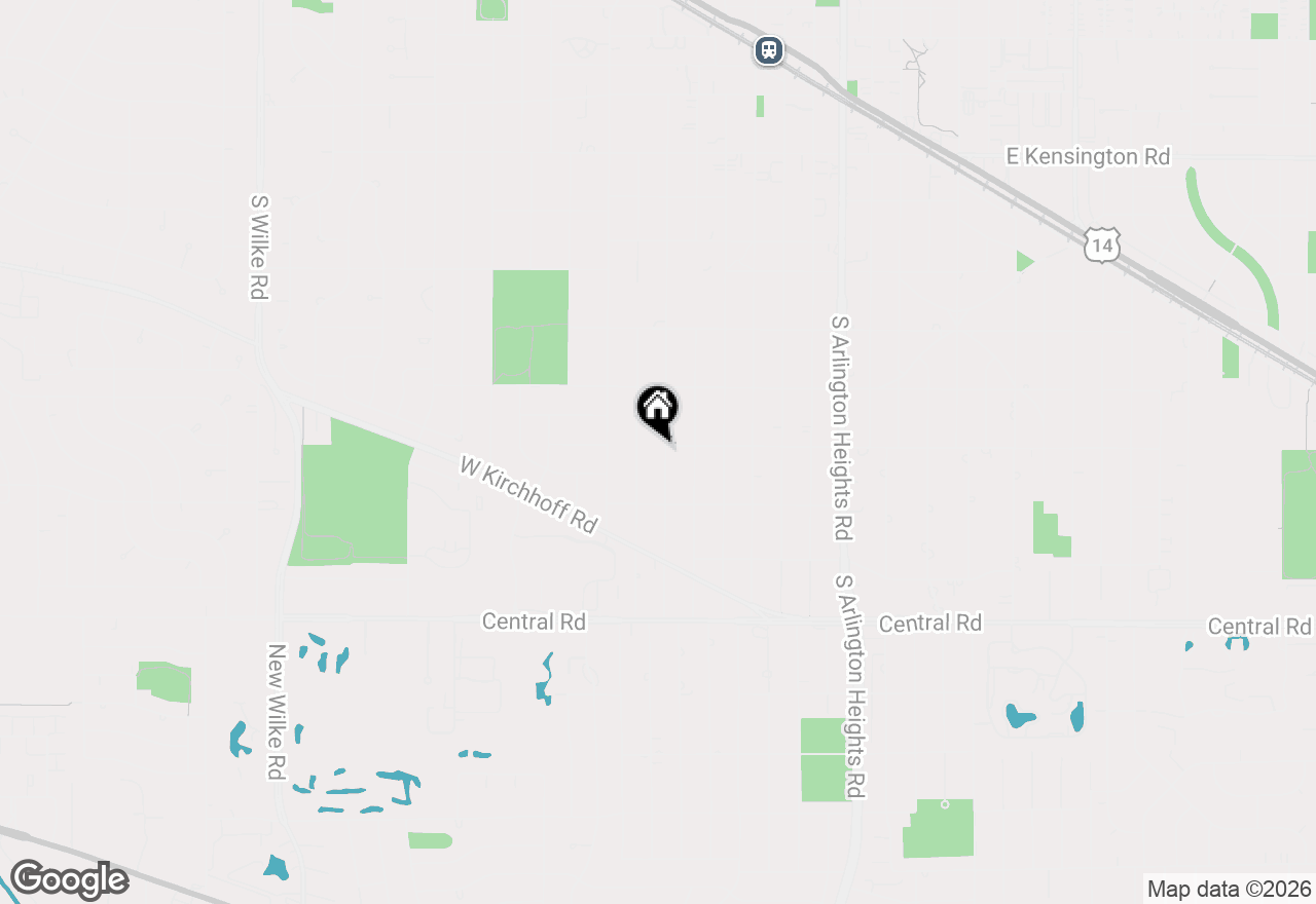 Map of 704 S Mitchell Avenue, Arlington Heights, IL 60005