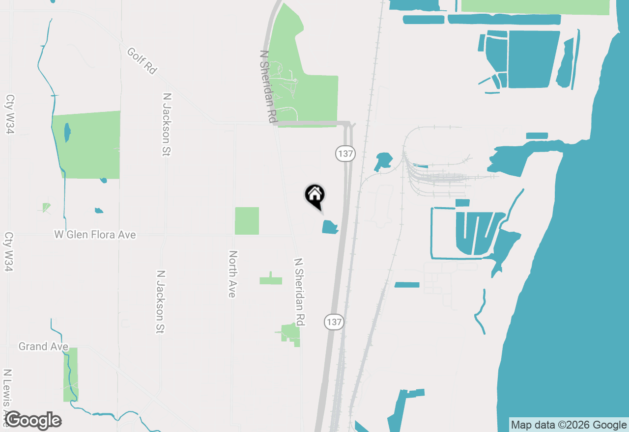Map of 1333 Eastview Drive, Waukegan, IL 60085