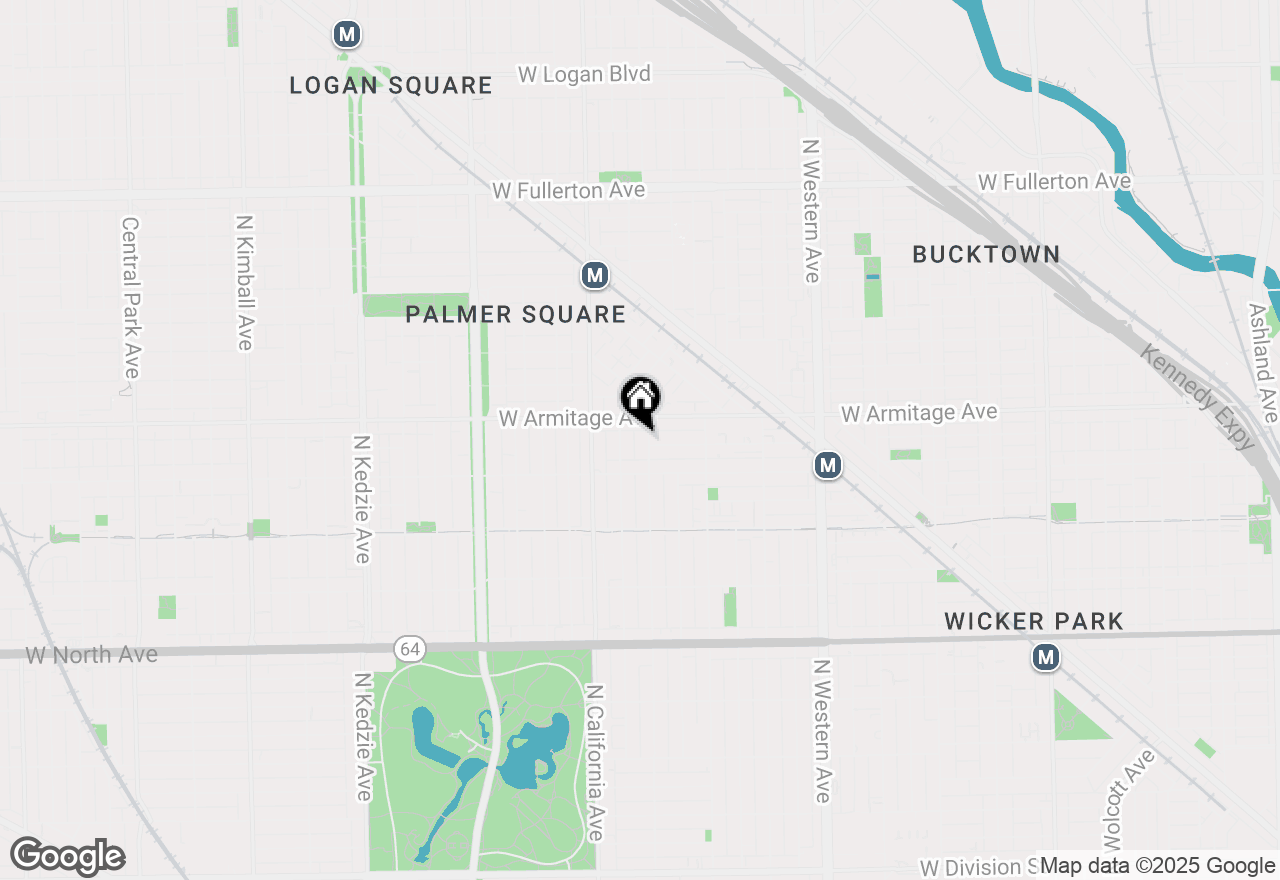 Map of 1934 N Washtenaw Avenue #203, Chicago, IL 60647