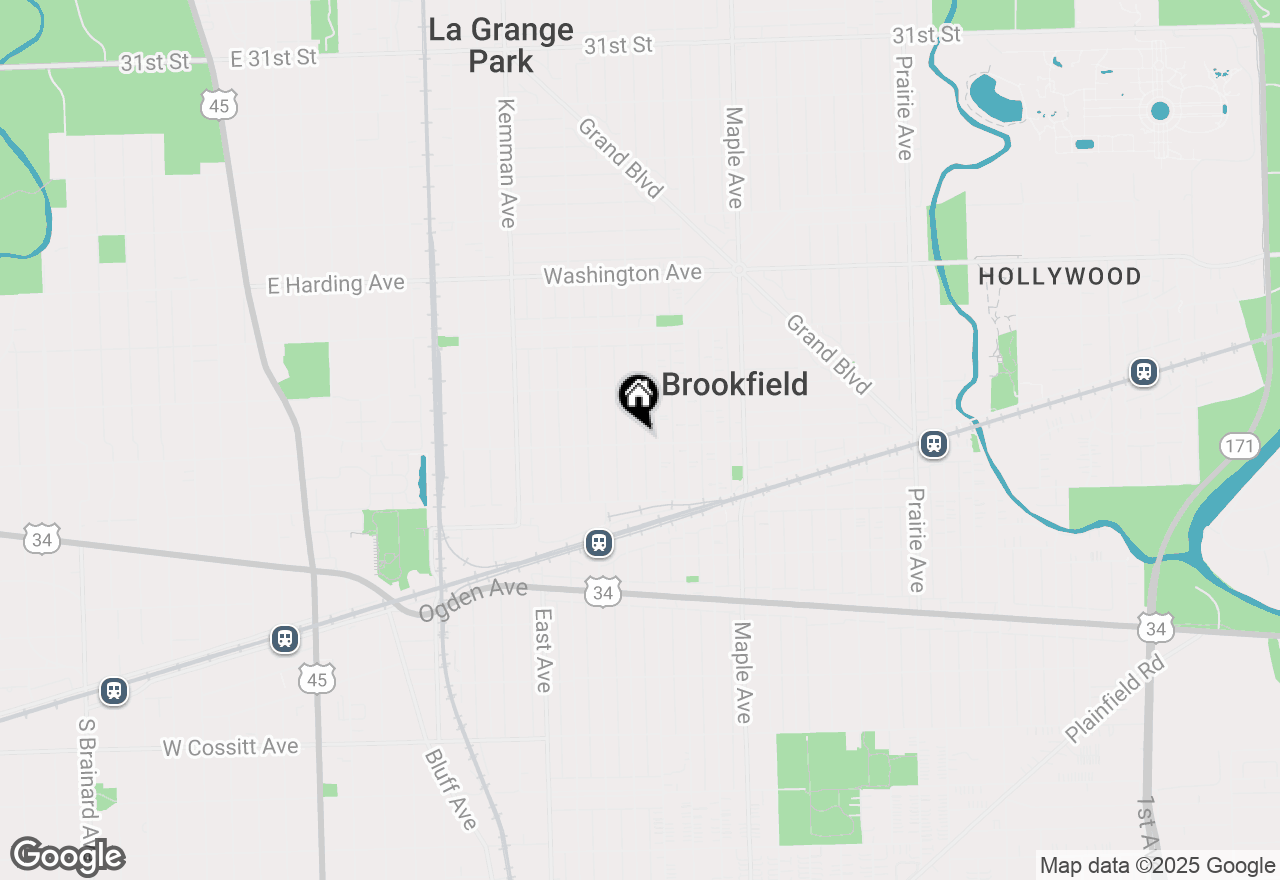 Map of 3749 Harrison Avenue, Brookfield, IL 60513