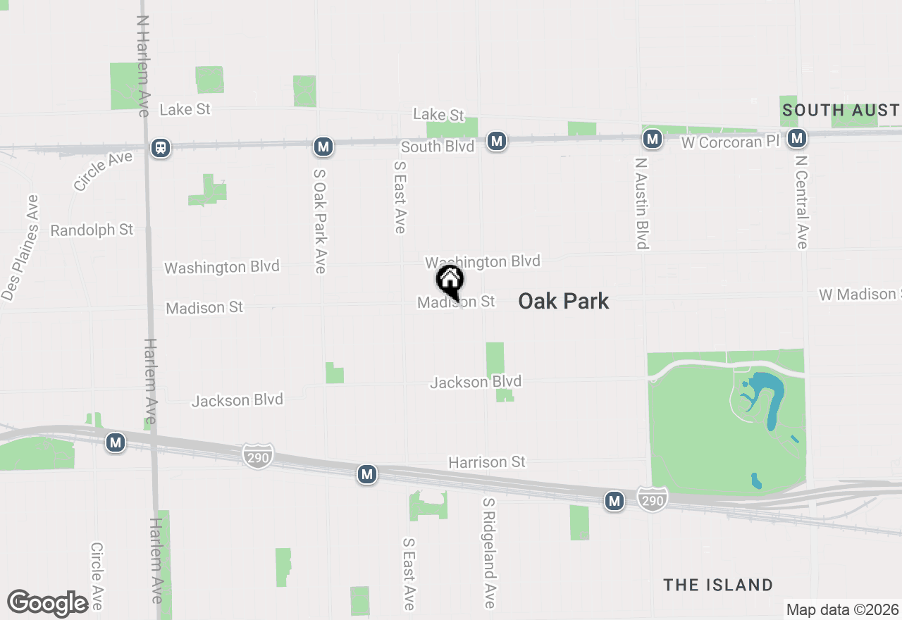 Map of 435 Madison Street #407, Oak Park, IL 60302