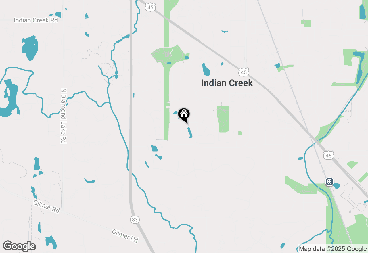 Map of 227 E Court Of Shorewood, Vernon Hills, IL 60061