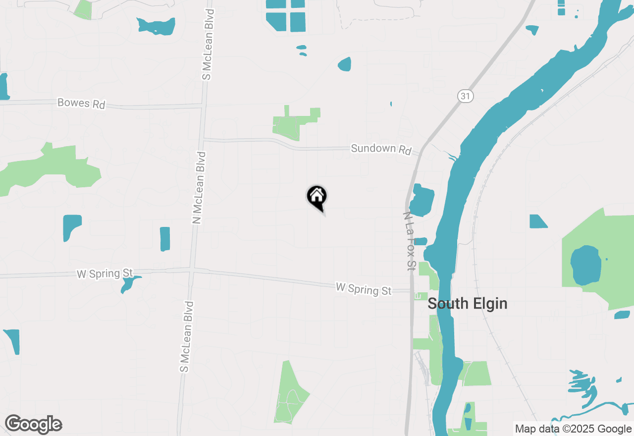 Map of 560 Martin Drive, South Elgin, IL 60177