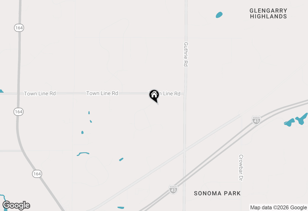 Map of S63W22755 Garrett Dr, Waukesha, WI 53189