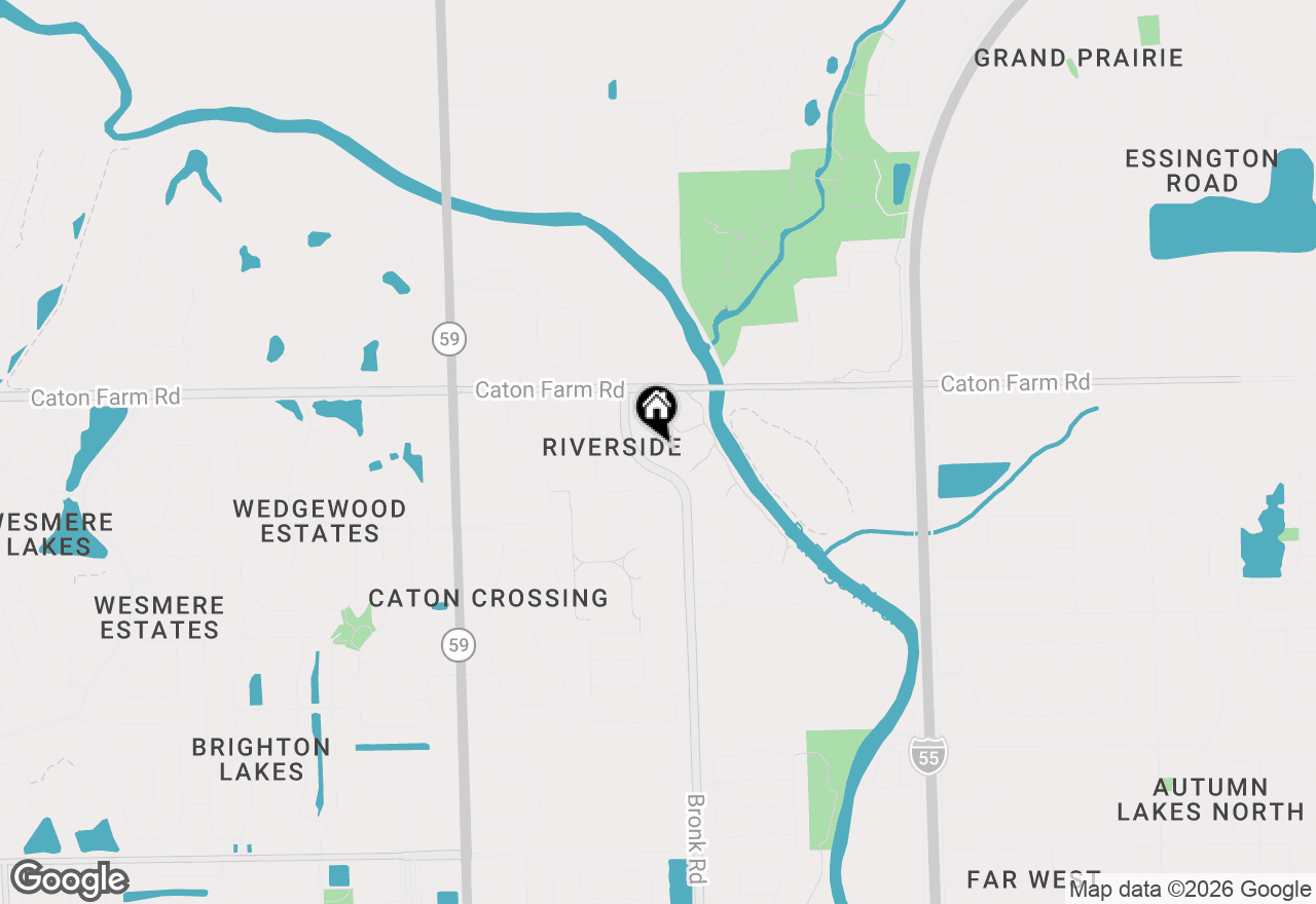 Map of 2303 Riverside Drive, Plainfield, IL 60586