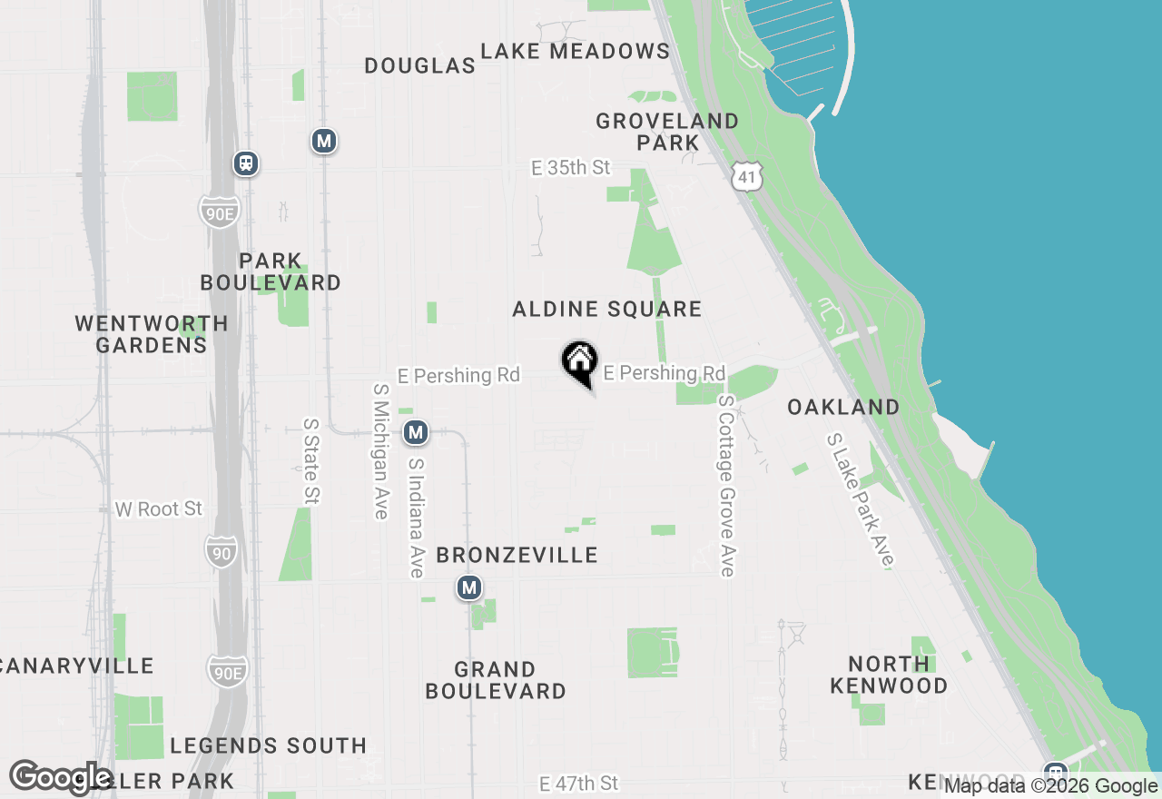 Map of 512 E Oakwood Boulevard #2, Chicago, IL 60653