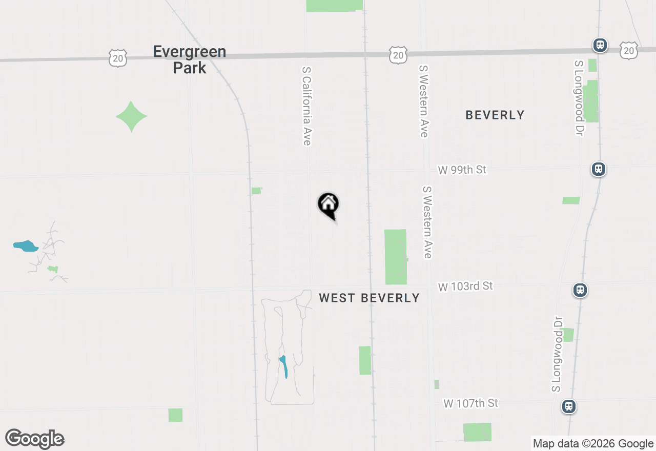 Map of 10055 S Fairfield Avenue, Chicago, IL 60655