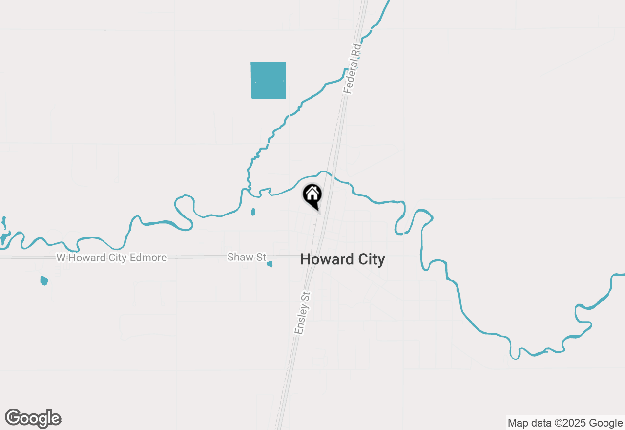 Map of 219 Williams Street, Howard City, MI 49329