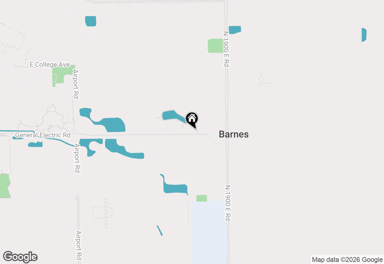 Map of 3 Strawberry Road, Bloomington, IL 61704