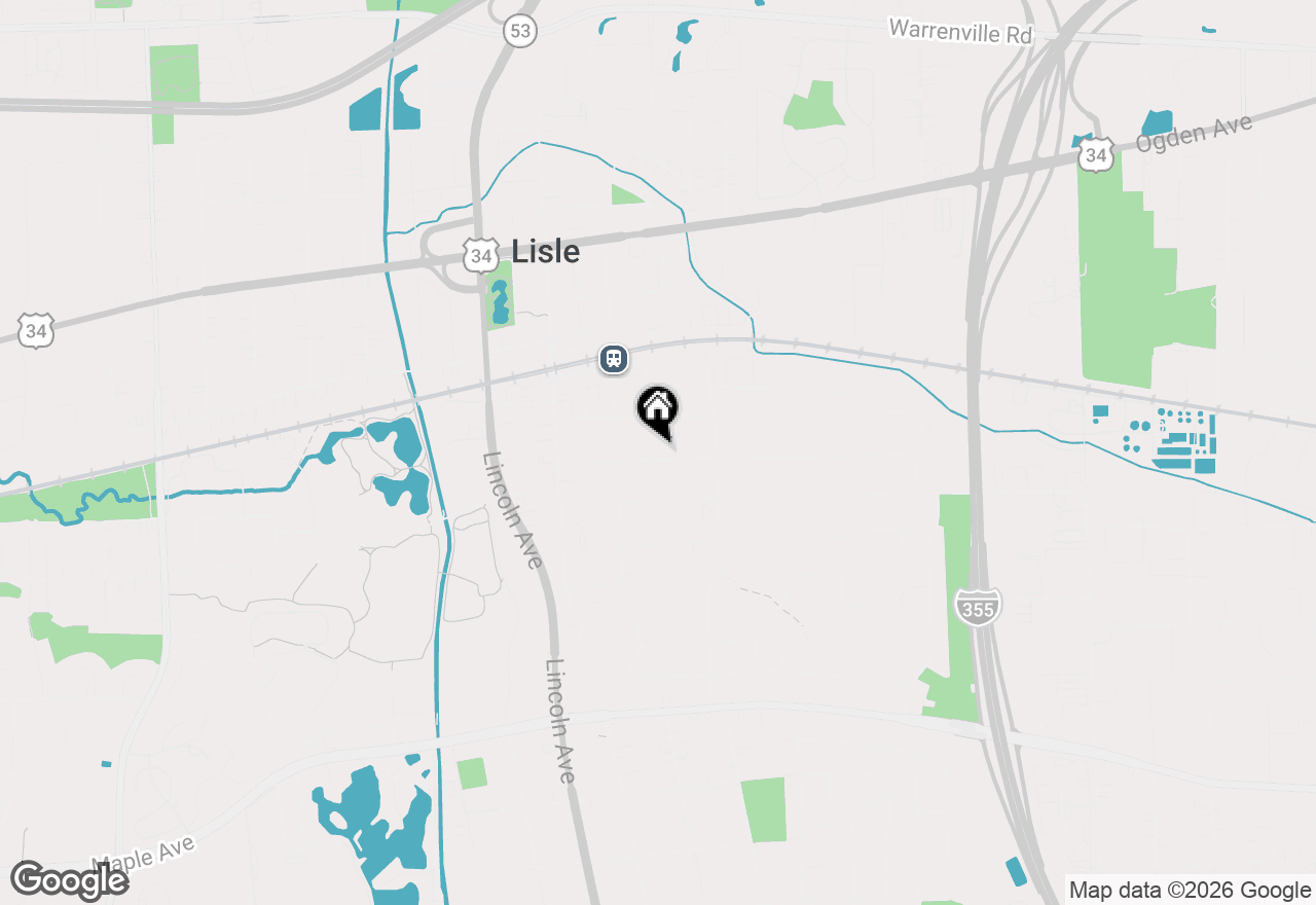 Map of 5009 Columbia Avenue, Lisle, IL 60532