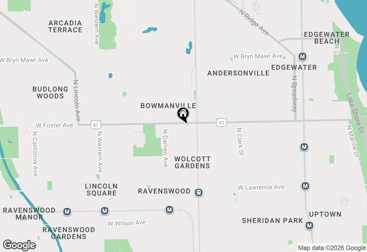 Map of 5132 N Wolcott Avenue, Chicago, IL 60640